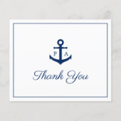 Navy Blue Nautical Budget Weddenschap Hartelijk da (Voorkant)