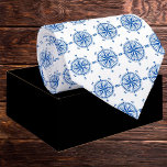 Navy Blue Nautical Compass Stropdas<br><div class="desc">Navy Blue Nautical Compass stropdas</div>