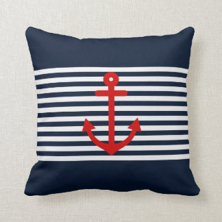Navy Blue Nautical Kussen
