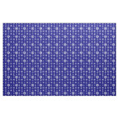 Navy Blue Nautical Pattern Stof (Yard (91,4 cm))