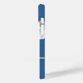 Navy Blue Nautical Seashells Case-Mate iPhone Case (Achterkant / Links)