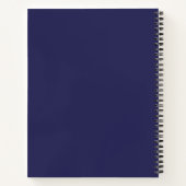 Navy Blue Notitieboek (Achterkant)