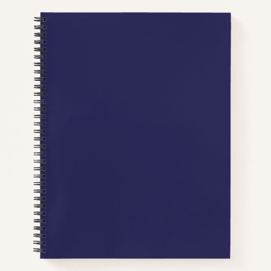 Navy Blue Notitieboek (Voorkant)