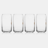 Navy Blue Ombre Droomvanger Blikvorm Glas (Rechts)