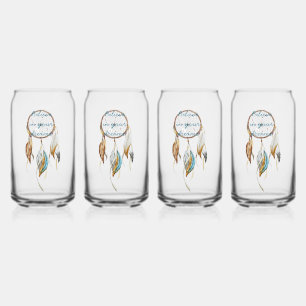 Navy Blue Ombre Droomvanger Blikvorm Glas