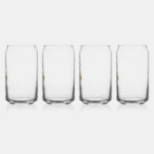 Navy Blue Ombre Droomvanger Blikvorm Glas (Links)