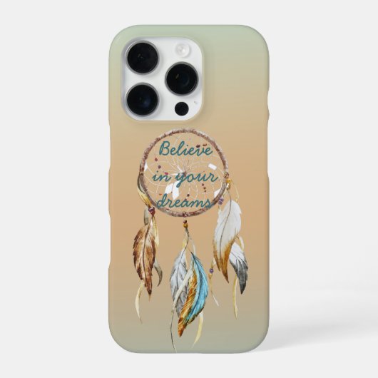 Navy Blue Ombre Droomvanger  iPhone Hoesje (Achterkant)