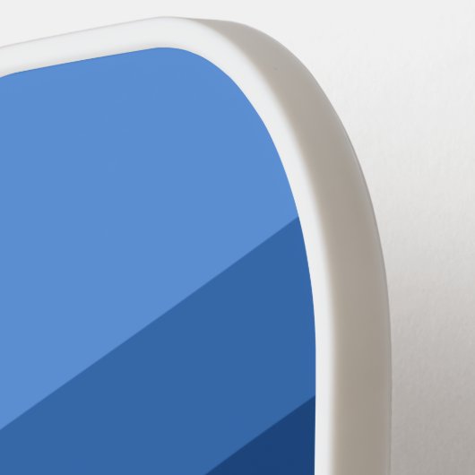 Navy Blue Ombre Stiped Custom Pickleball Paddle (Links Detail)