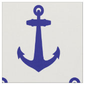 Navy Blue op witte kustverankeraar Stof (Close Up)
