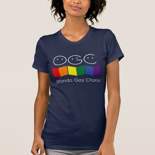 Navy Blue - Orlando Gay Chorus Women's T-shirt (Voorkant)