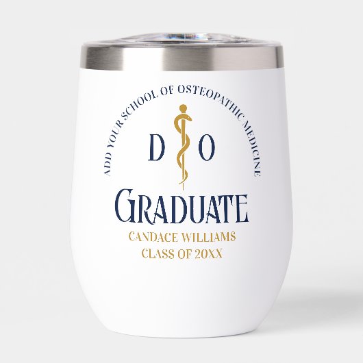 Navy Blue Osteopathic Medical School Afstuderen (Voorkant)