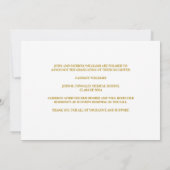 Navy Blue Osteopathic Medical School Afstuderen Aankondiging (Achterkant)