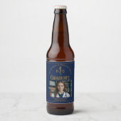 Navy Blue Osteopathic Medical School Afstuderen Bier Etiket (Voorkant)