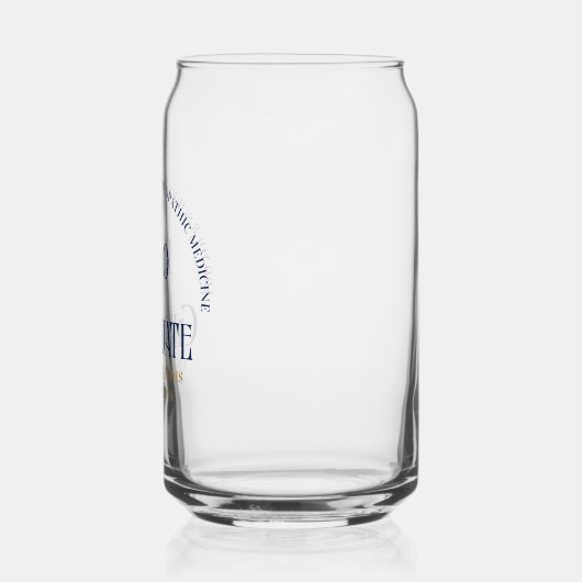 Navy Blue Osteopathic Medical School Afstuderen Blikvorm Glas (Links)