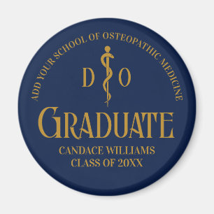 Navy Blue Osteopathic Medical School Afstuderen Magneet