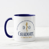 Navy Blue Osteopathic Medical School Afstuderen Mok (Links)