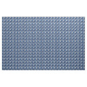 Navy Blue Oyster Half Shell patroon Stof (Yard (91,4 cm))