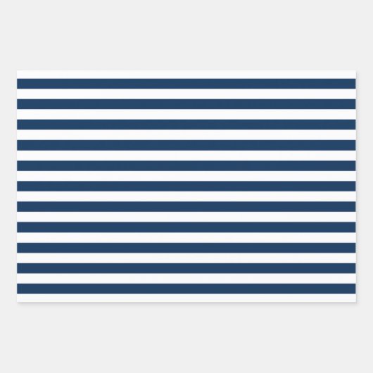 Navy Blue Patterned Inpakpapier Vel (Voorkant 3)