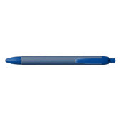 Navy Blue Personalized Name Pen Elegant Style (Achterkant)