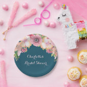 Navy Blue Pink Vrijgezellenfeest Bord (Feest)