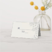 Navy Blue Place Card Plaatskaartje (Voorkant)