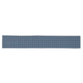 Navy Blue Plaid Runner voor Dagelijkse Tafel Decor Lange Tafelloper (Horizontaal)