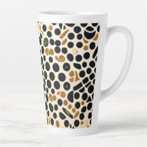 Navy Blue Polka Dots: Gold en Emerald Accents