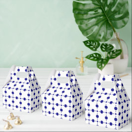 Navy Blue Polka Dots, Polka Dot Pattern, Stippen Bedankdoosjes