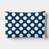 Navy Blue Polka Dots, Polka Dot Pattern, Stippen Etui (Voorkant)