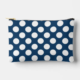 Navy Blue Polka Dots, Polka Dot Pattern, Stippen Etui