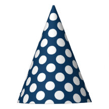 Navy Blue Polka Dots, Polka Dot Pattern, Stippen