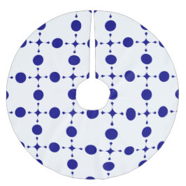 Navy Blue Polka Dots, Polka Dot Pattern, Stippen Kerstboom Rok