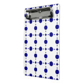 Navy Blue Polka Dots, Polka Dot Pattern, Stippen Mini Klembord (Angled2)