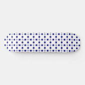 Navy Blue Polka Dots, Polka Dot Pattern, Stippen Persoonlijk Skateboard (Horizontaal)