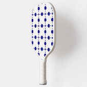 Navy Blue Polka Dots, Polka Dot Pattern, Stippen Pickleball Paddle (Links)