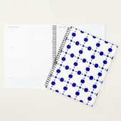 Navy Blue Polka Dots, Polka Dot Pattern, Stippen Planner (Display)