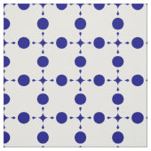 Navy Blue Polka Dots, Polka Dot Pattern, Stippen Stof (Swatch)