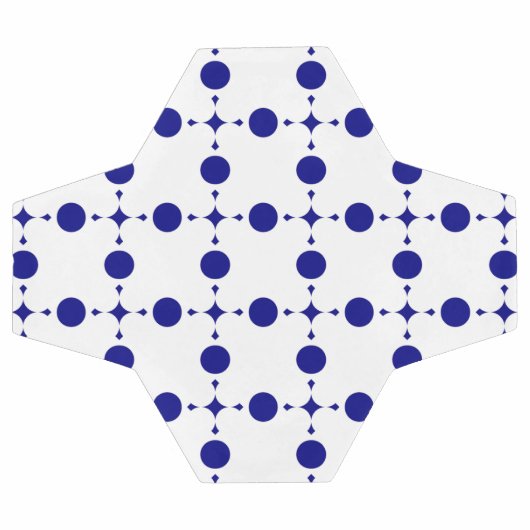 Navy Blue Polka Dots, Polka Dot Pattern, Stippen Voetbal (Enkel)