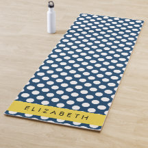 Navy Blue Polka stippen, Polka dotpatroon, Jouw na