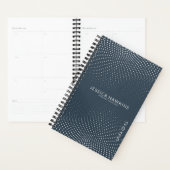 Navy Blue Pop Stippen Jaarlijks Planner (Display)