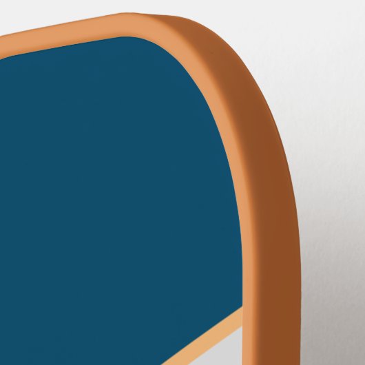 Navy Blue Professioneel monogram Pickleball Paddle (Links Detail)