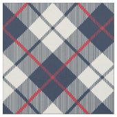 Navy Blue Pset Pattern Stof (Close Up)