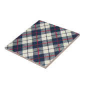 Navy Blue Pset Pattern Tegeltje (Zijkant)