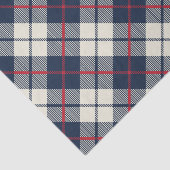 Navy Blue Pset Pattern Tissuepapier (Detail)