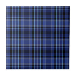 Navy Blue Pset Tartan Tegeltje