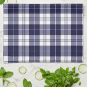 Navy Blue Pset Theedoek (Gevouwen)