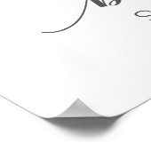 Navy Blue Pumpkin Vrijgezellenfeest Welkom Poster (Hoek)