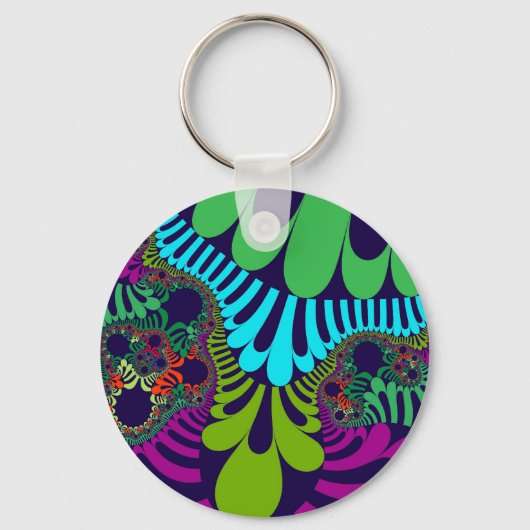 Navy Blue Rainbow Mod Sleutelhanger (Voorkant)