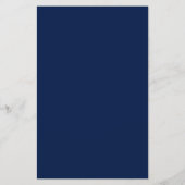 Navy Blue Ramadan Kareem chocoladereep verpakking Flyer (Achterkant)