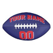 NAVY BLUE RED EN WITTE Football (Voorkant)